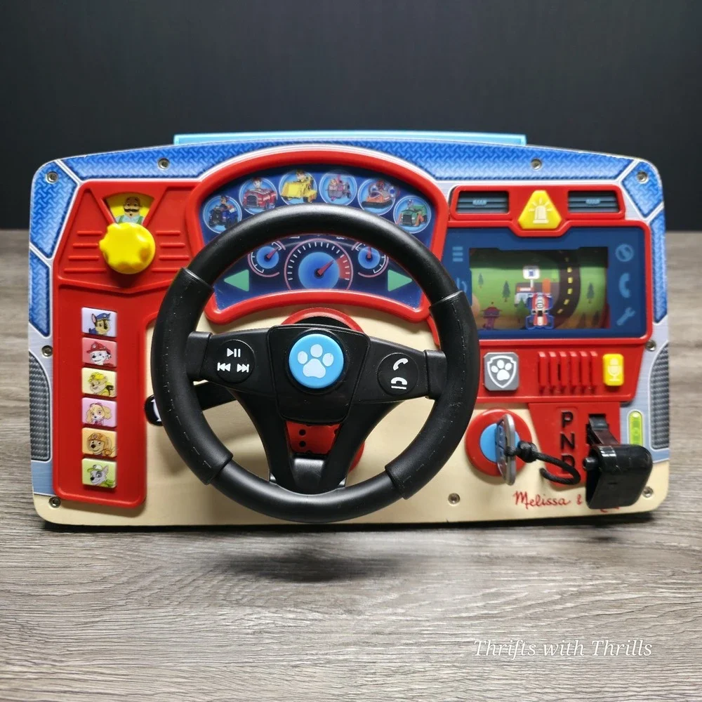 Melissa & Doug - PAW Patrol Rescue Mission Interactive Dashboard - Tested Works!
